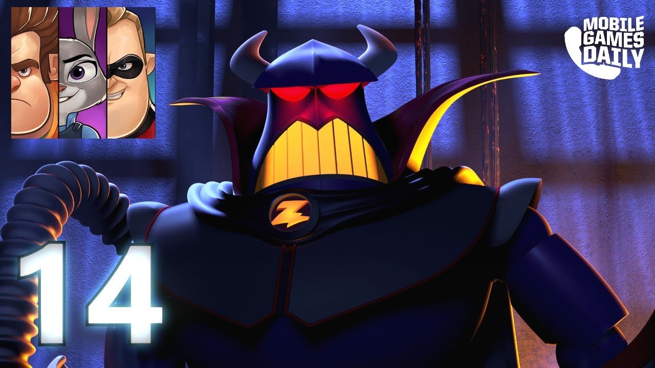 DISNEY HEROES Battle Mode: Gameplay Walkthrough Part 14 - Chapter 4 (iOS Android)