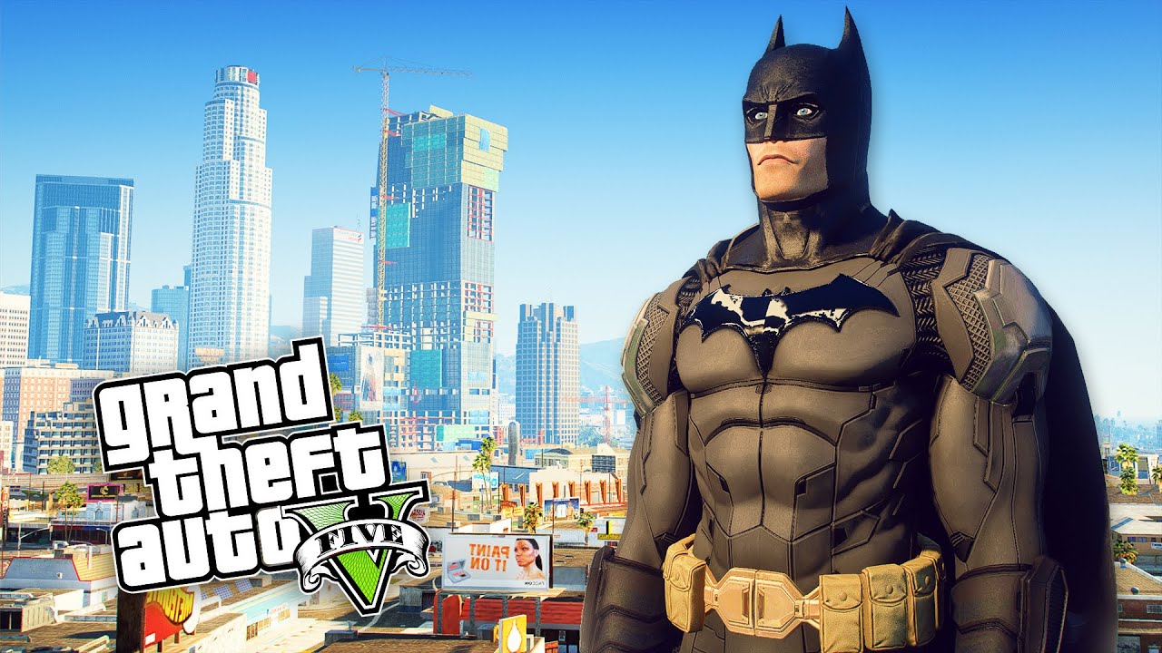 ENFIN UN VRAI MOD BATMAN (GTA 5)