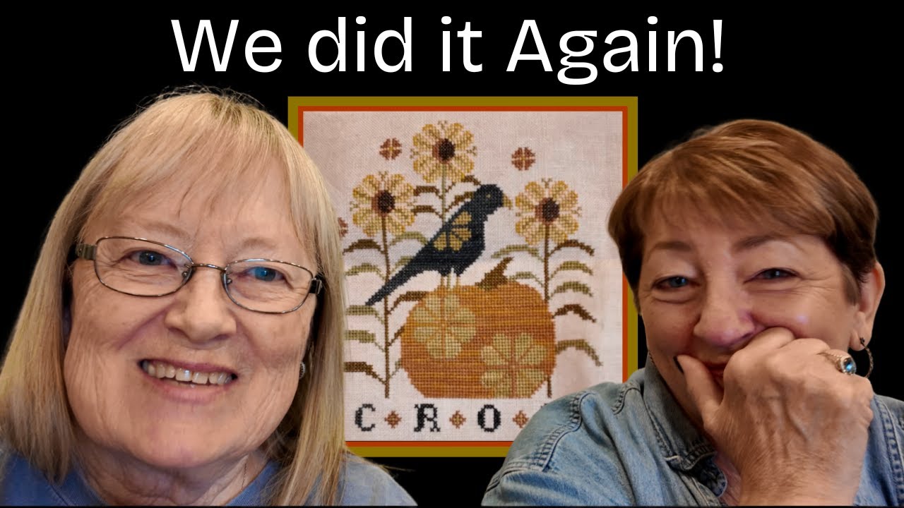 Floss Tube #116 “Our Latest Cross Stitch Projects + More Beautiful Antique Finds with Connie!”
