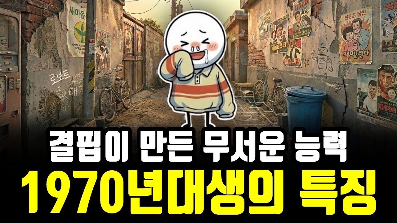 1970년대생이 가장 특별한 뇌를 갖게 된 심리학적 비밀