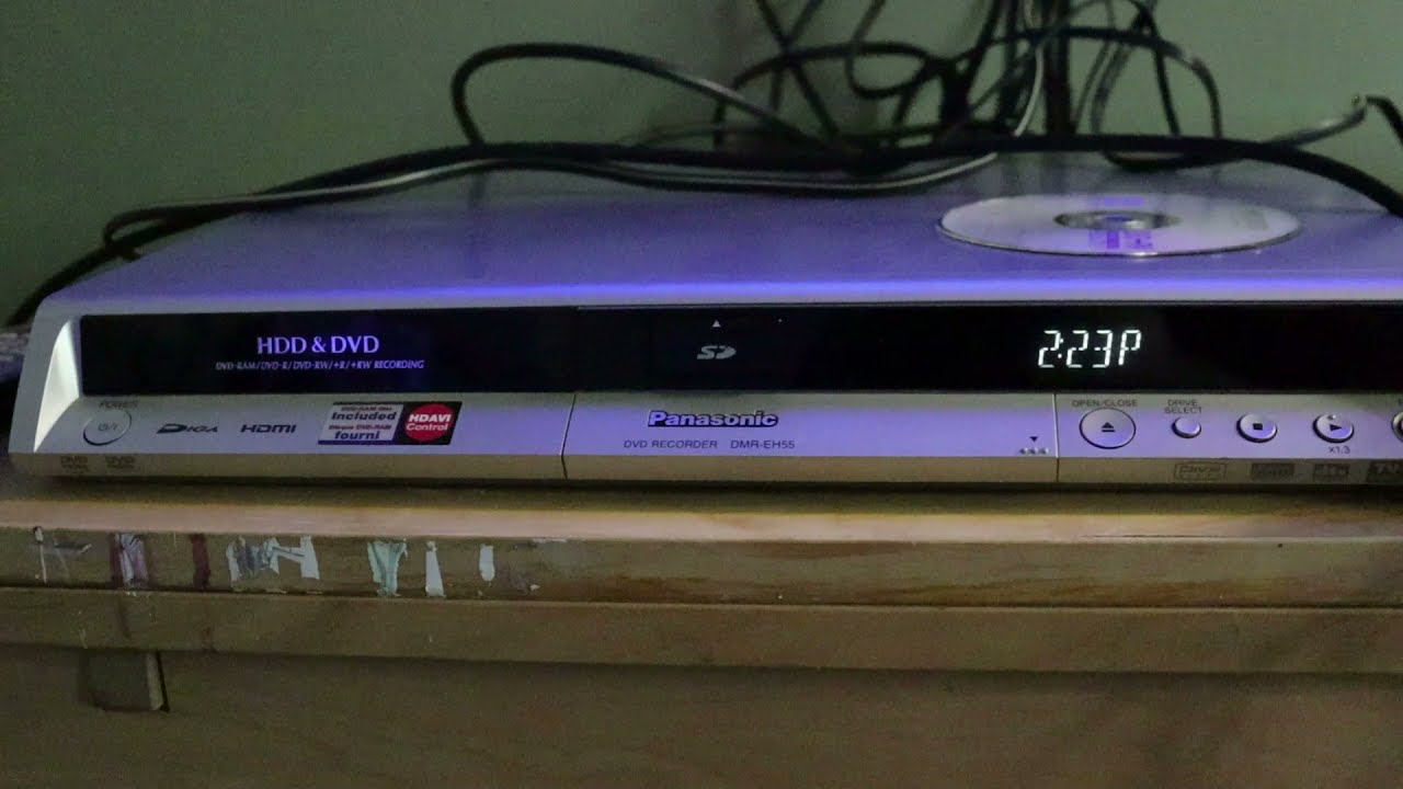 Panasonic DMR-EH55 HDMI DVD R ecordee 200GB HDD PVR