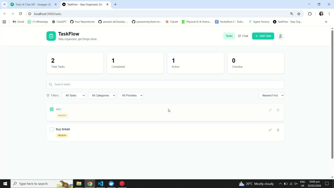 Phase-4 of todo-fullstack with docker & Minikube