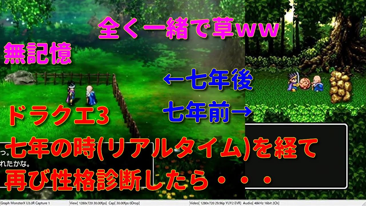 覚えてなくて七年ぶりに性格診断したら衝撃の結果ドラクエ3リメイク【みえっぱり】