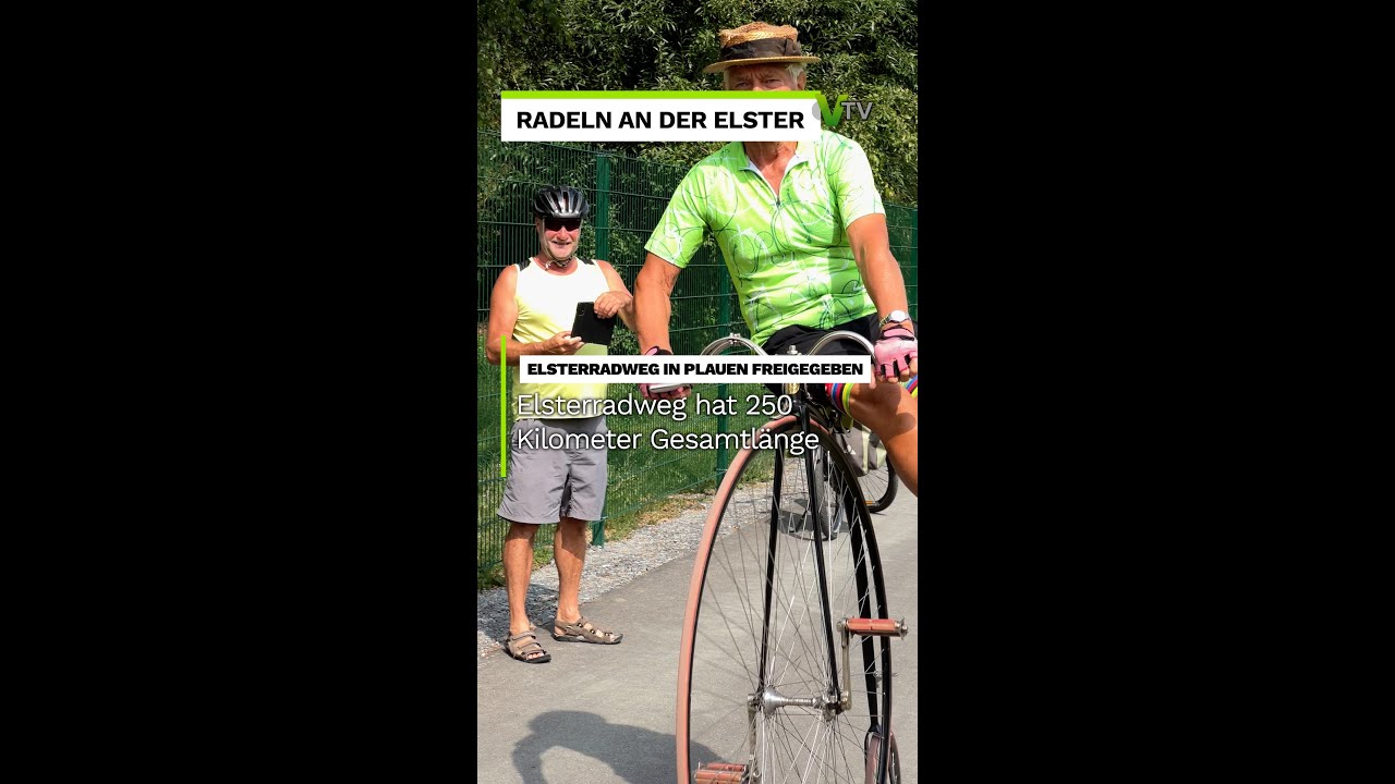 Elsterradweg in Plauen vollständig ausgebaut | V.TV