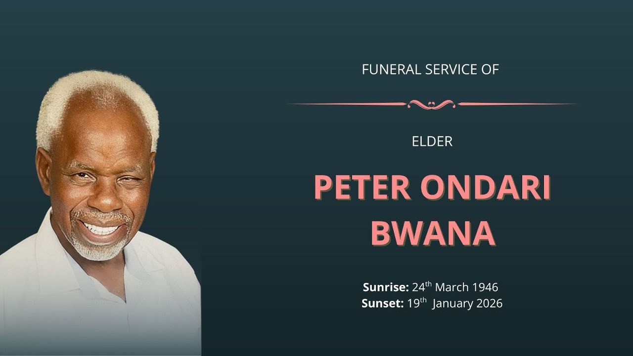 Elder Peter Bwana's Funeral Procession || Delta Media Group