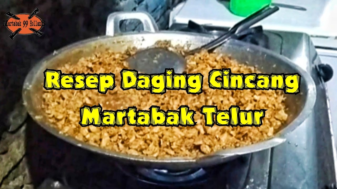 Resep Daging Cincang Martabak Telur