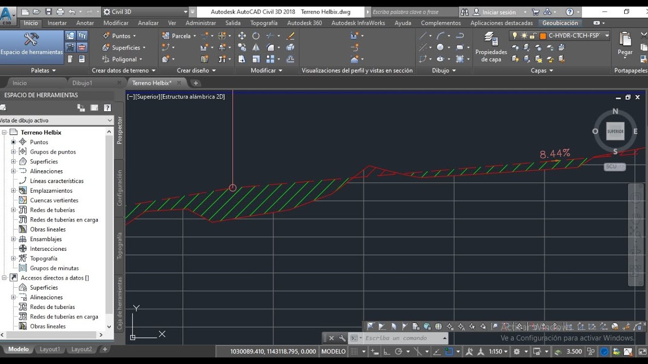 COMO CREAR UN PERFIL O RASANTE PARA RELLENOS Y CORTES DE UNA VIA EN AUTOCAD CIVIL 3D - SUPER FACIL