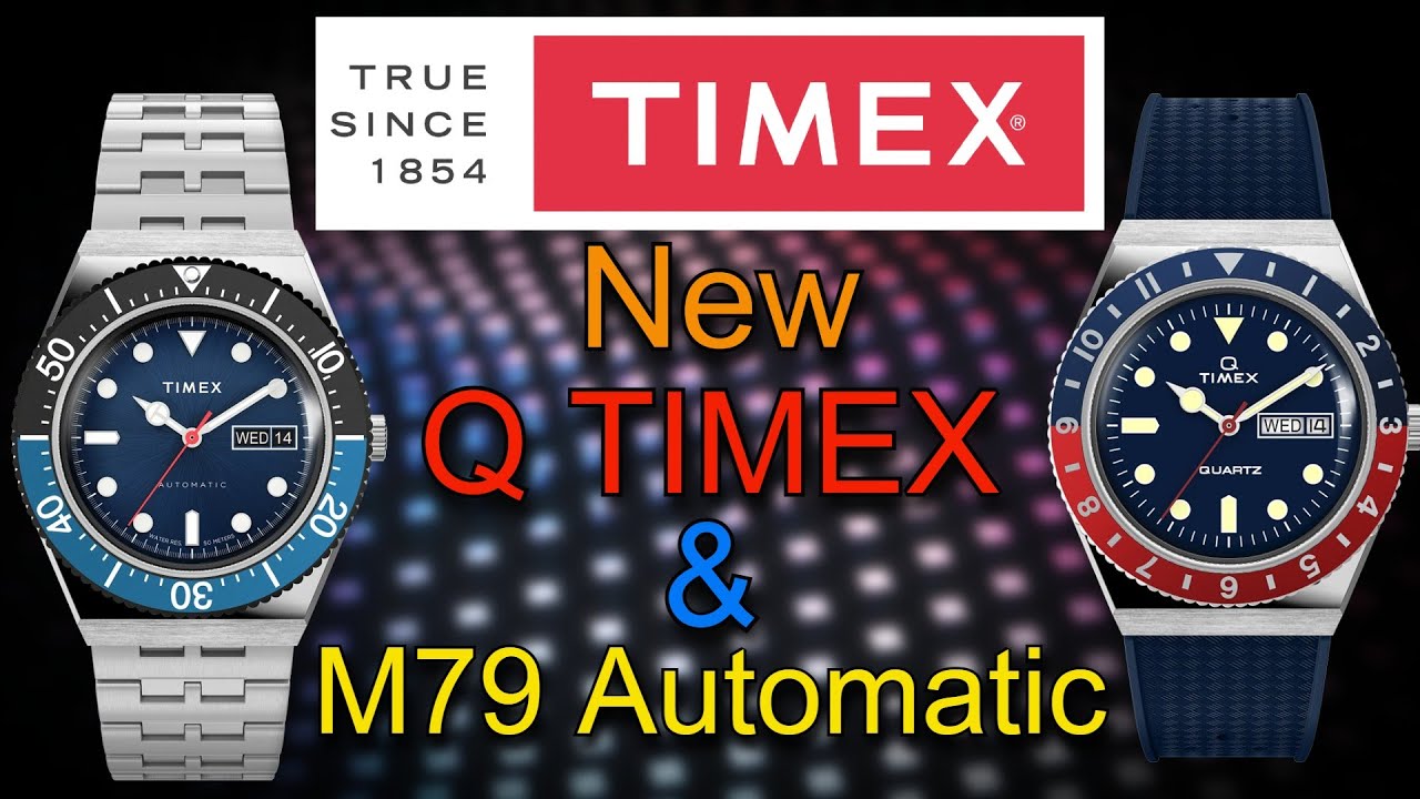 TIMEX add New Bracelet and Strap Options to the M79 and Q Timex