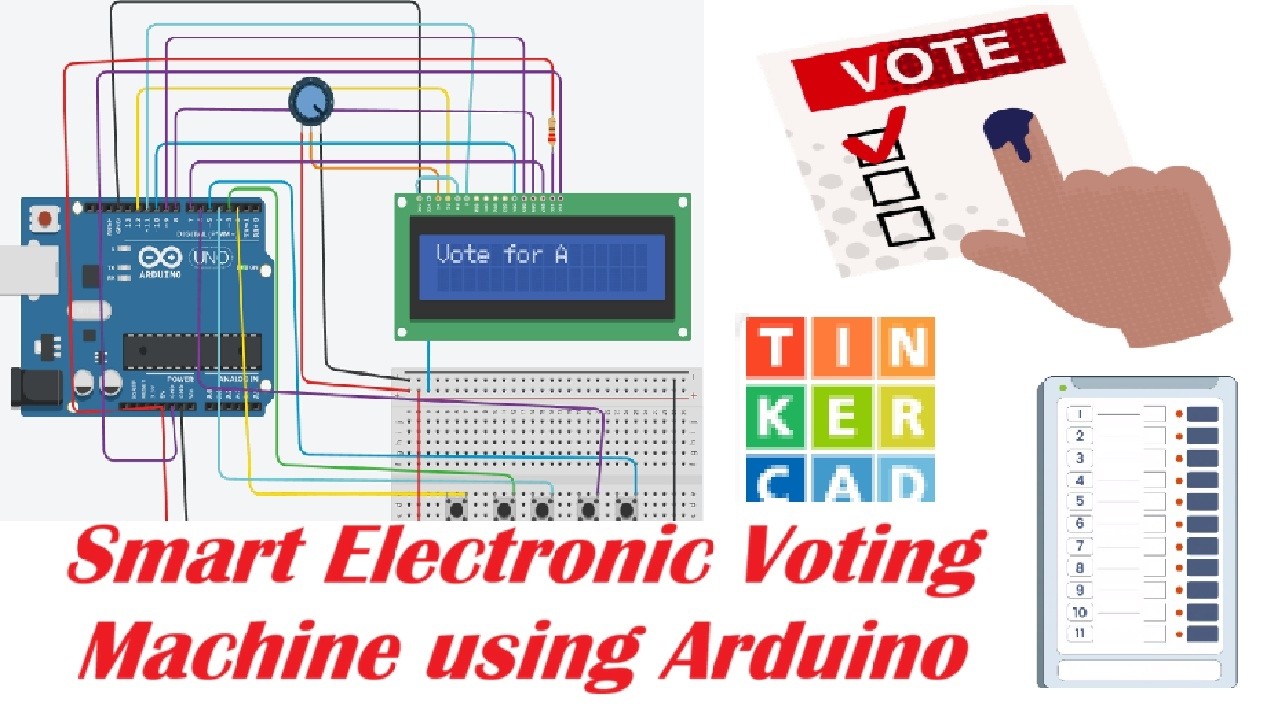 Smart Electronic Voting Machine using Arduino