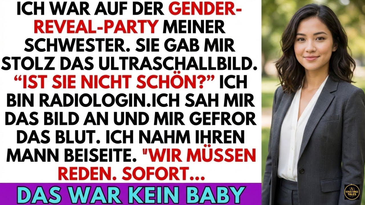 Ich besuchte die Gender-Reveal-Party meiner Schwester. Stolz reichte sie mir den Ultraschall: Ist si