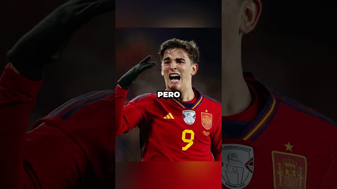 Por esta raz&oacute;n Gavi usa el 9 con Espa&ntilde;a. #shorts
