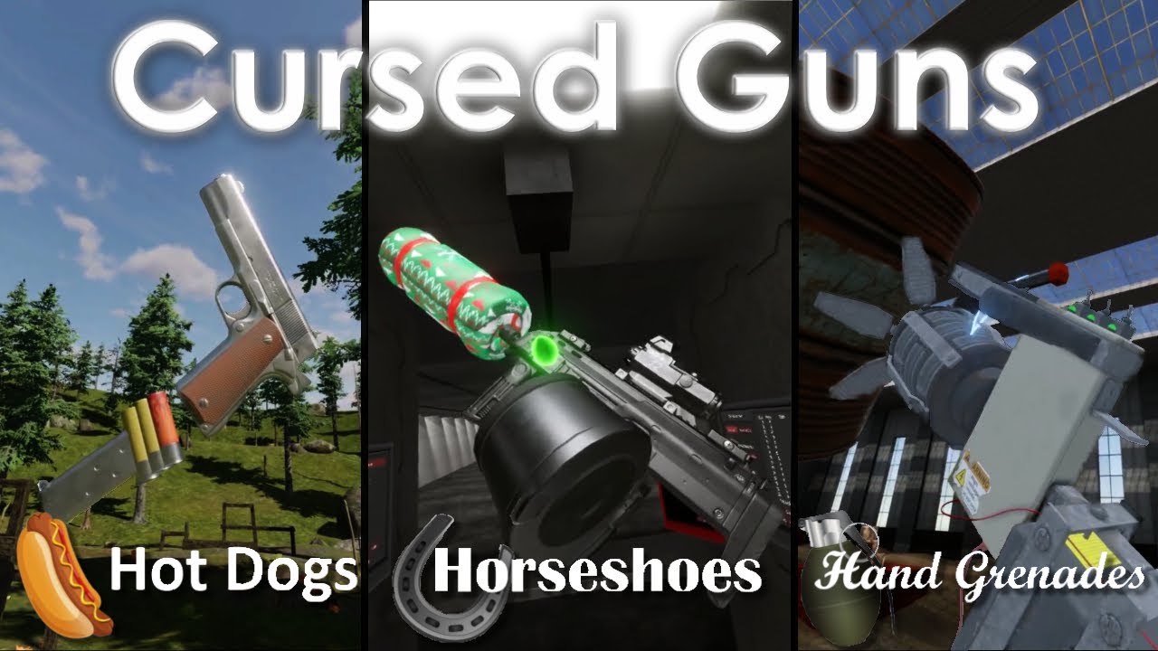 Установка ракет в каждое оружие и использование проклятых сборок оружия в H3VR