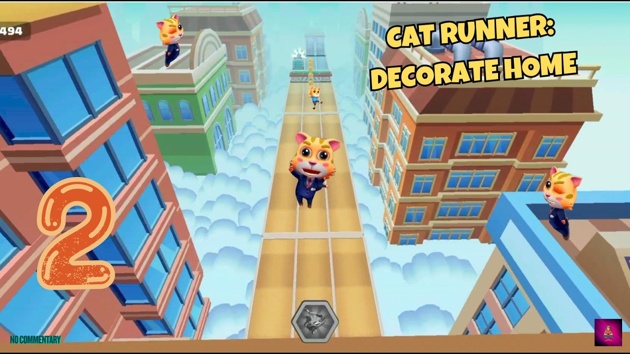 Cat Runner: Decorate Home Gameplay Part 2 (No Commentary)