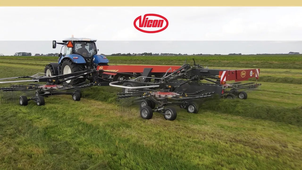 Vicon Andex 1304 - Hoge capaciteit vier-rotor Pro Line hark (NL)