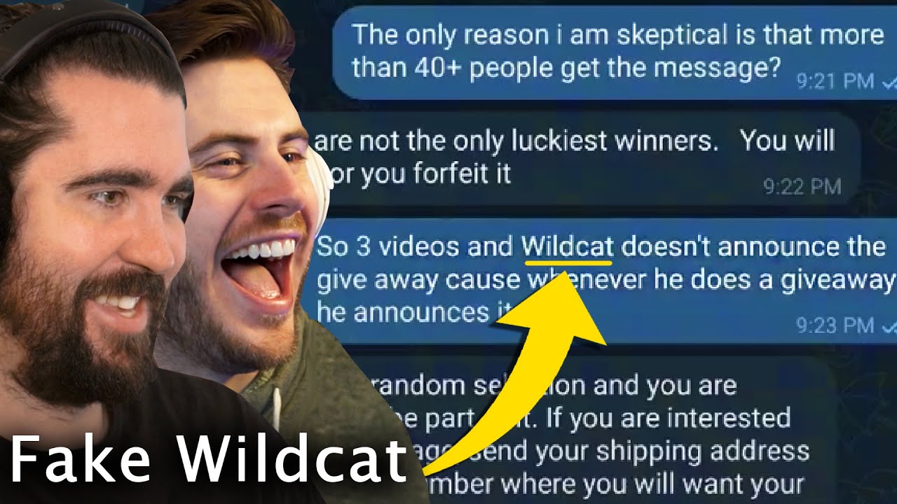 SCAMMER pretends to be Wildcat w/Nogla & Terroriser