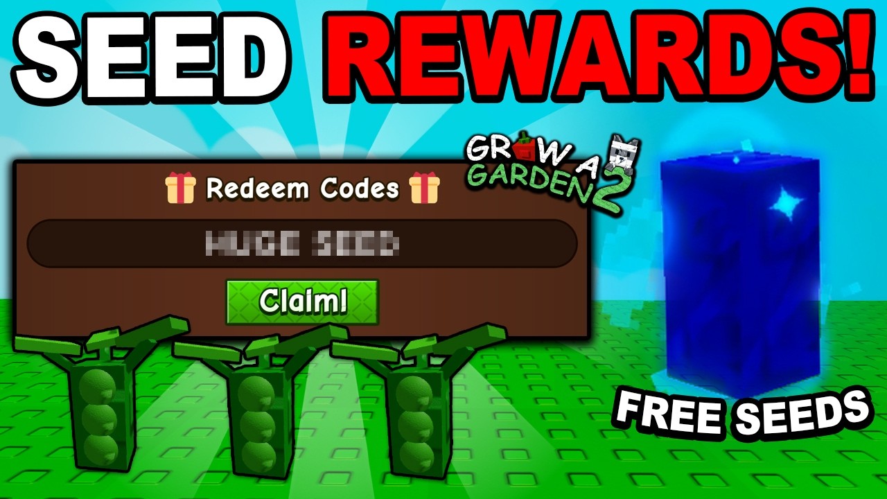 ВСЕ КОДЫ И НАГРАДЫ!! в Grow a Garden 2 Roblox