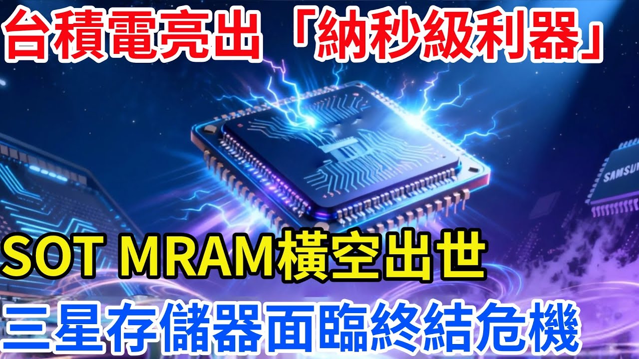 台積電亮出「納秒級利器」！SOT MRAM橫空出世，三星存儲器面臨終結危機？【匠行強國】#工程#科技#中國基建#科普#高鐵#芯片 #全球趨勢新聞#科技#熱門