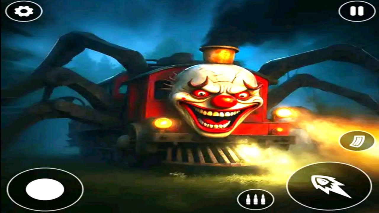 Scary Spider Train Adventure - New FPS Shooting Game