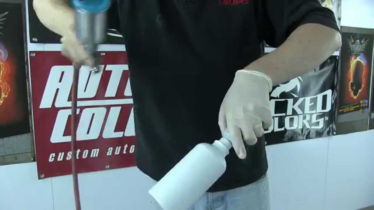 How to spray Auto Air colors over Autoborne sealers part 1