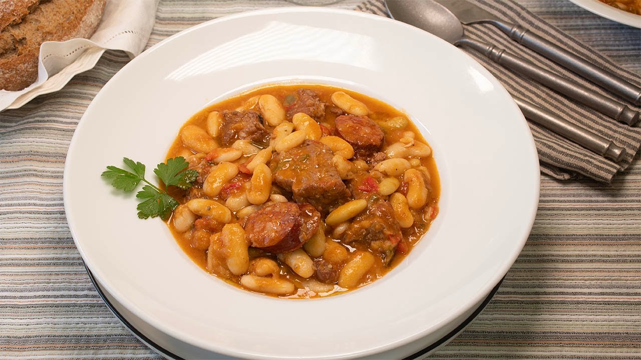 DELICIOSO guiso de alubias con costilla