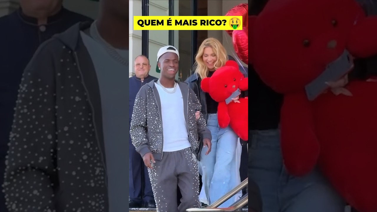 QUEM &Eacute; MAIS RICO ENTRE VINI JR E VIRG&Iacute;NIA FONSECA? #vinijr #virginia #casais #futebolbrasileiro