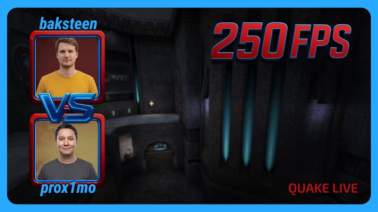 baksteen vs prox1mo | 250FPS Quake Season 4 | BO3 | Quake Live