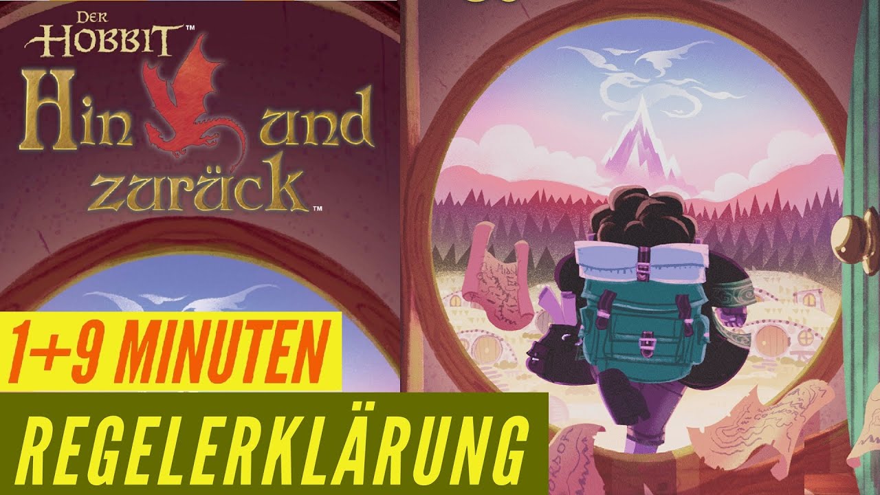 Der Hobbit Hin und zurück Regeln Anleitung Brettspiel Regelvideo Roll & Write