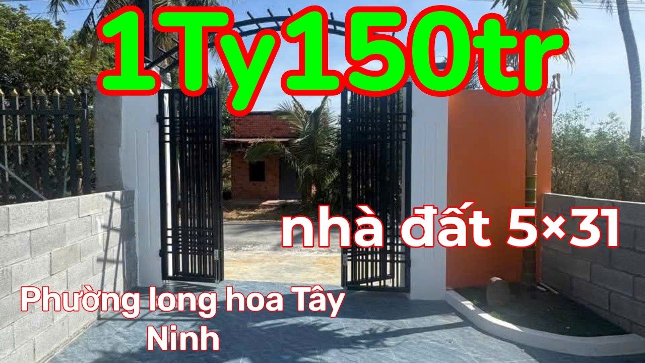 Khu phố trường phú phường long hoa Tây Ninh hết nhà đất 1ty150 gần chợ trường lưu-Vanlenhadattayninh