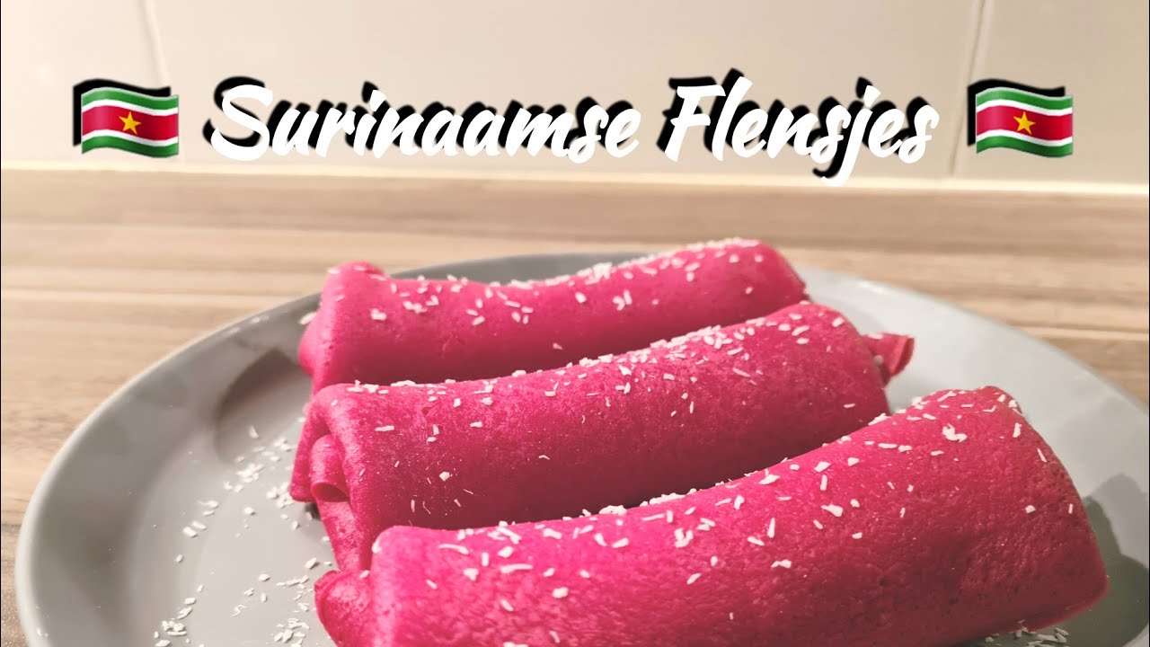 🇸🇷 Surinaamse Flensjes | Surinam Pancakes with coconut | EN Subtitle |