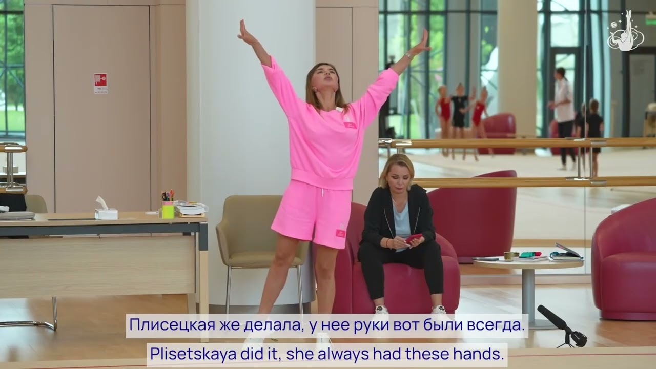Borisova’s Ribbon Training with Alina Kabaeva