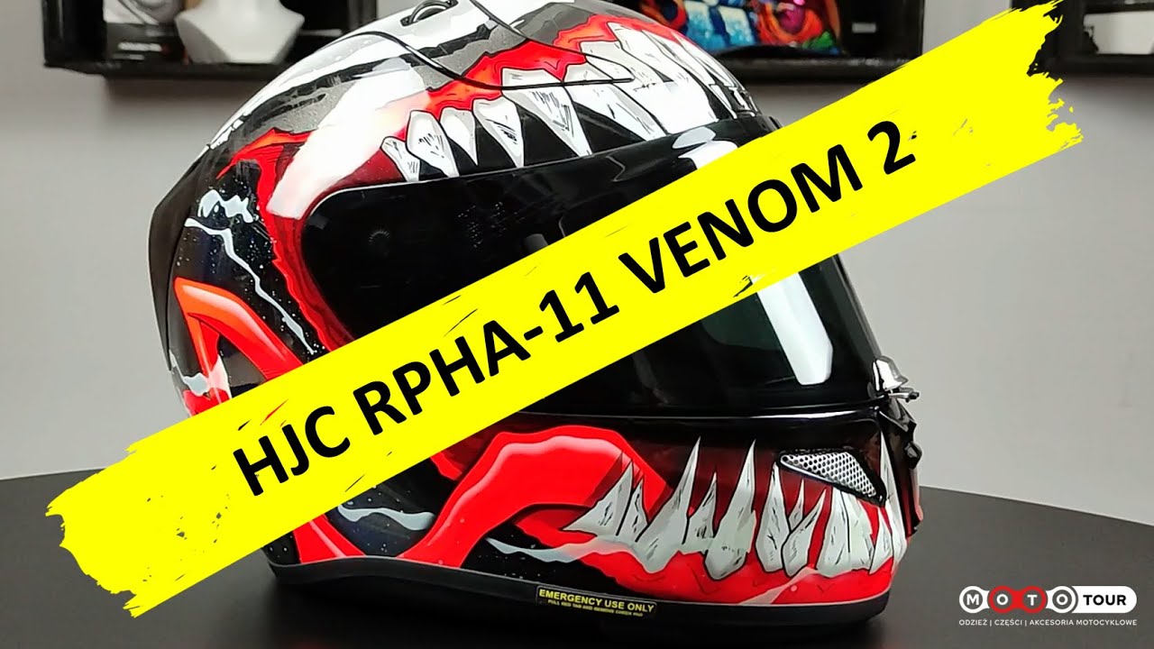 Kask HJC RPHA-11 Venom 2 - najwyższa półka kasków integralnych w niepowtarzalnym malowaniu!