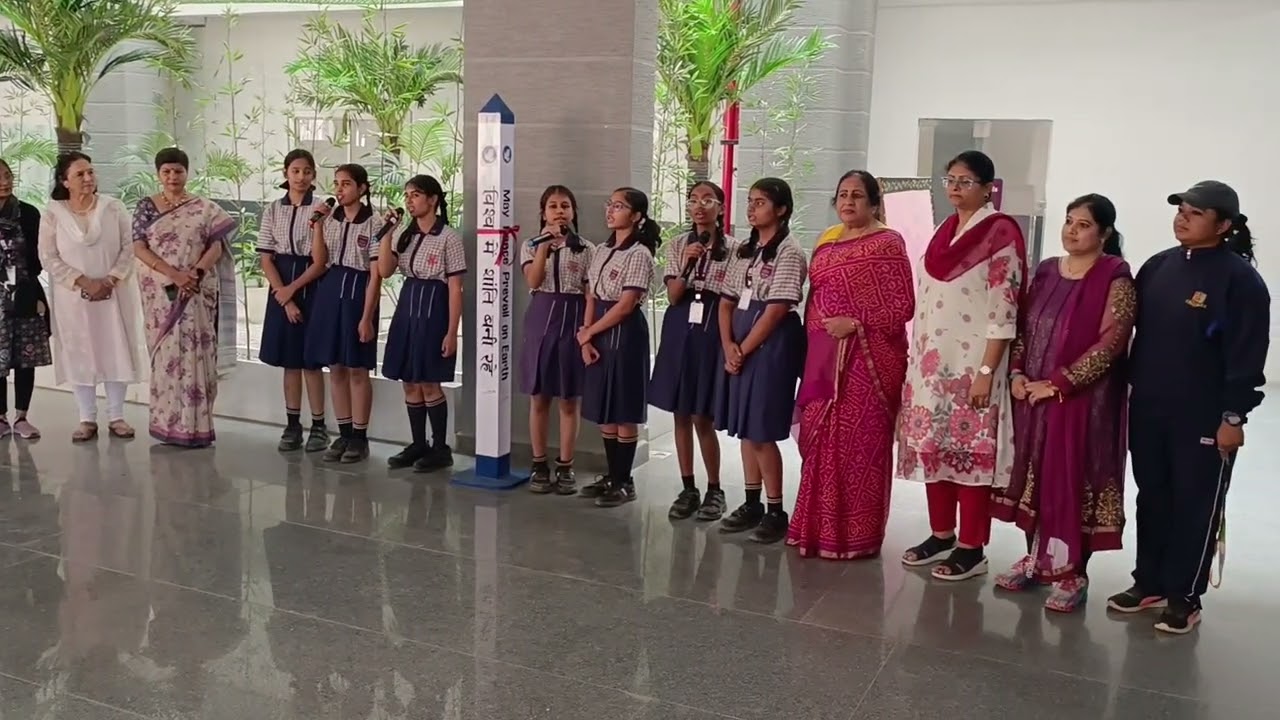 The Peace song by the Interact Club of St Michael's School Secunderabad