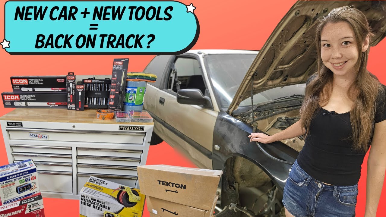 Garage Upgrades! // New Race Car and Tools!