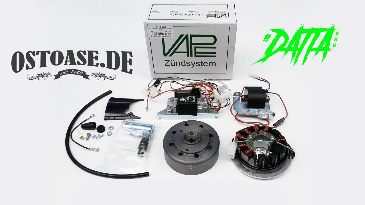 Simson Vape 12V Zündung Unboxing | Datta | Unterbrecher/ Elektronik Zündung