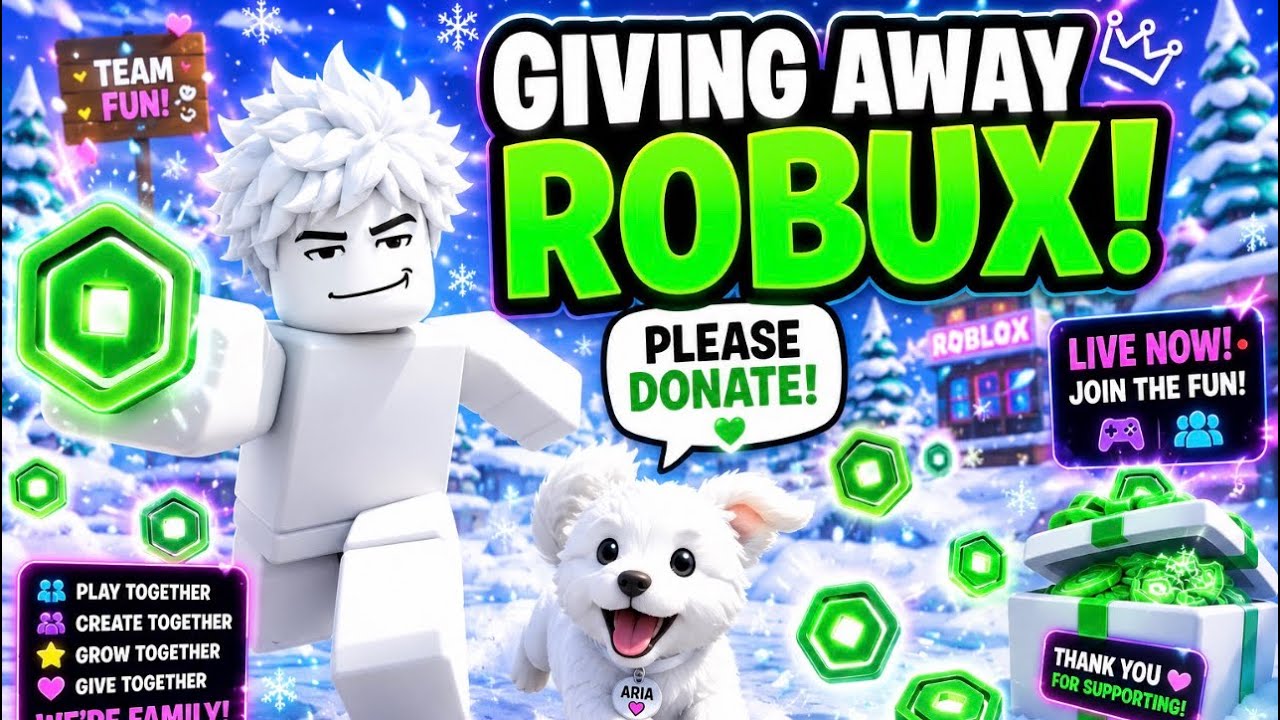 Giving Away Robux!!