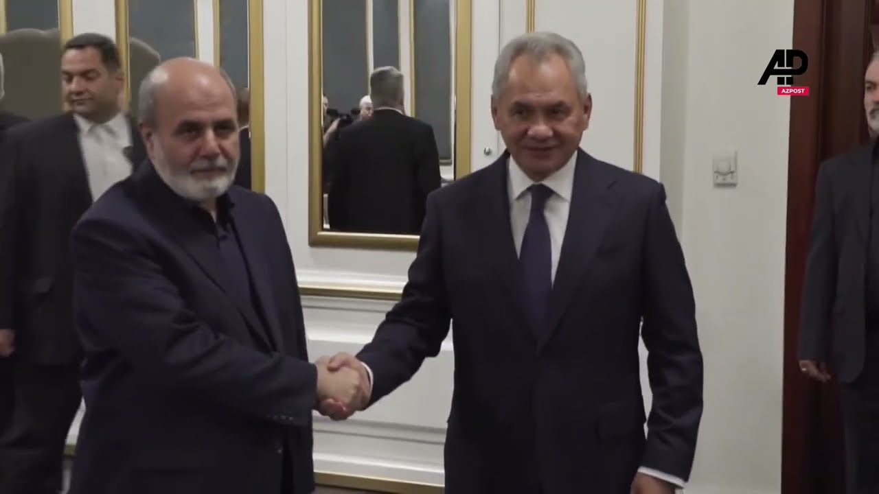 Russia&rsquo;s Security Council Secretary Sergei Shoigu meeting between Ali Akbar Ahmadian in Tehran