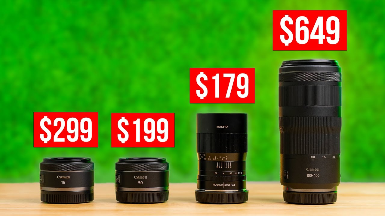 4 лучших бюджетных объектива для Canon R50, R7, R10 и R100!