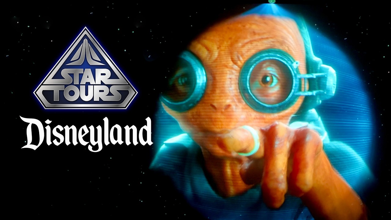 Star Tours - Приключения продолжаются 2025 - Диснейленд, полный обзор 4K POV [Кеф Бир|Маз Каната|...