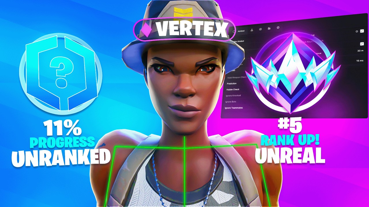 Использование читов в Fortnite для перехода из нерейтингового режима в невероятный... (2026)