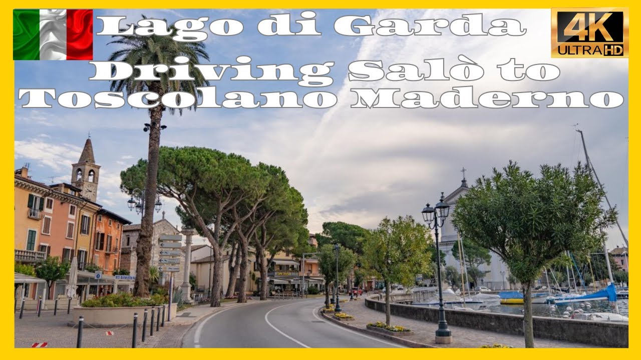 [Driving Salò to Toscolano Maderno] One of the most beautiful region in Garda Lake