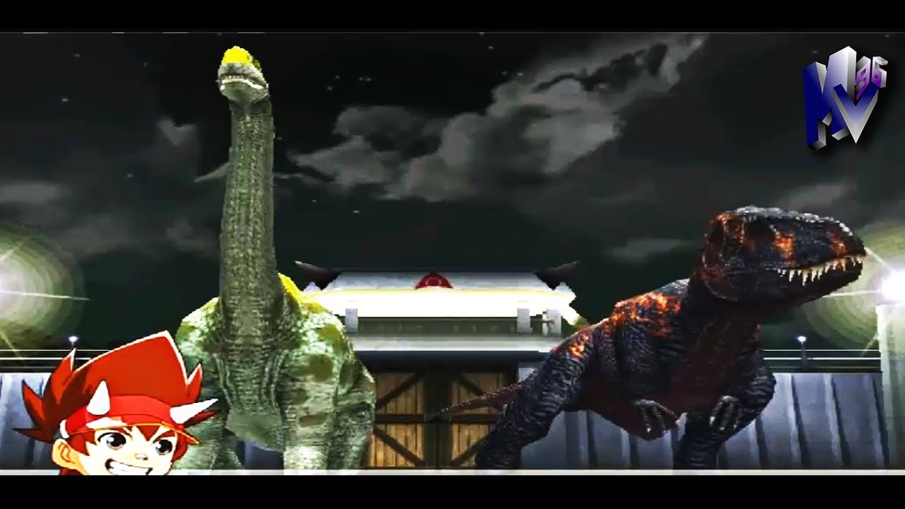 Dinosaur King Arcade Game 古代王者恐竜キング Patagosaurus and Torvosaurus VS Alpha Fortress ( Hard Mode )
