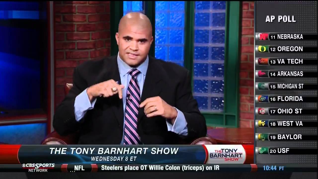 Aaron Taylor imitates Lou Holtz