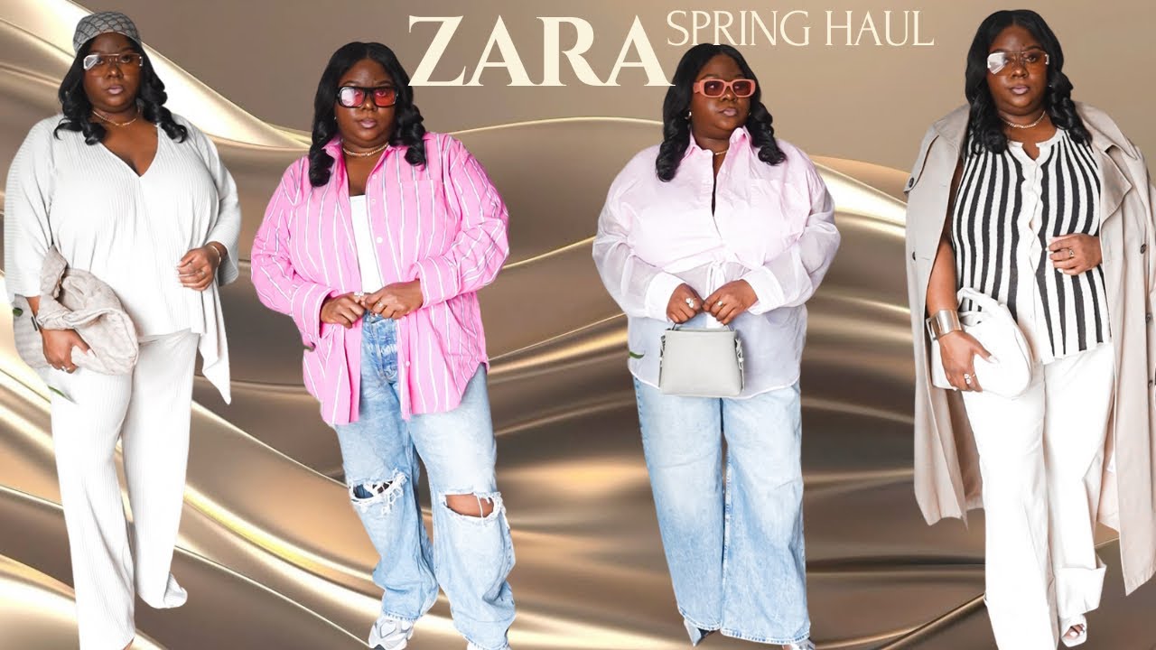 Zara Spring Haul 2025 Plus Size | Try-On for Curvy Girls | Trendy Zara Outfits for Spring