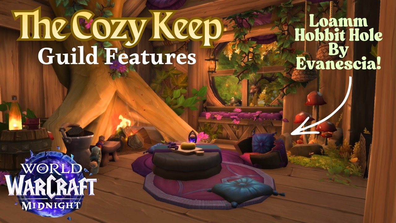 The Cozy Keep Guild Highlights | Evanescia’s Loamm Hobbit Hole