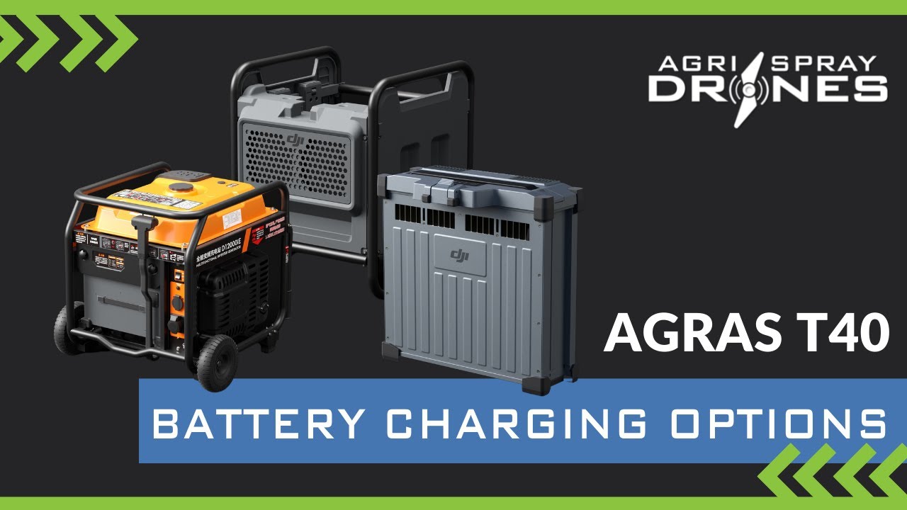 DJI Agras T30 vs. T40 — Battery Charging Options