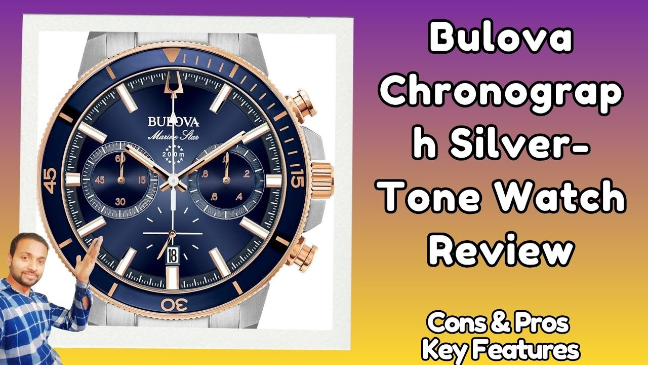 Обзор новых часов Bulova Chronograph Silver Tone — 5 лучших спортивных часов до 240 долларов