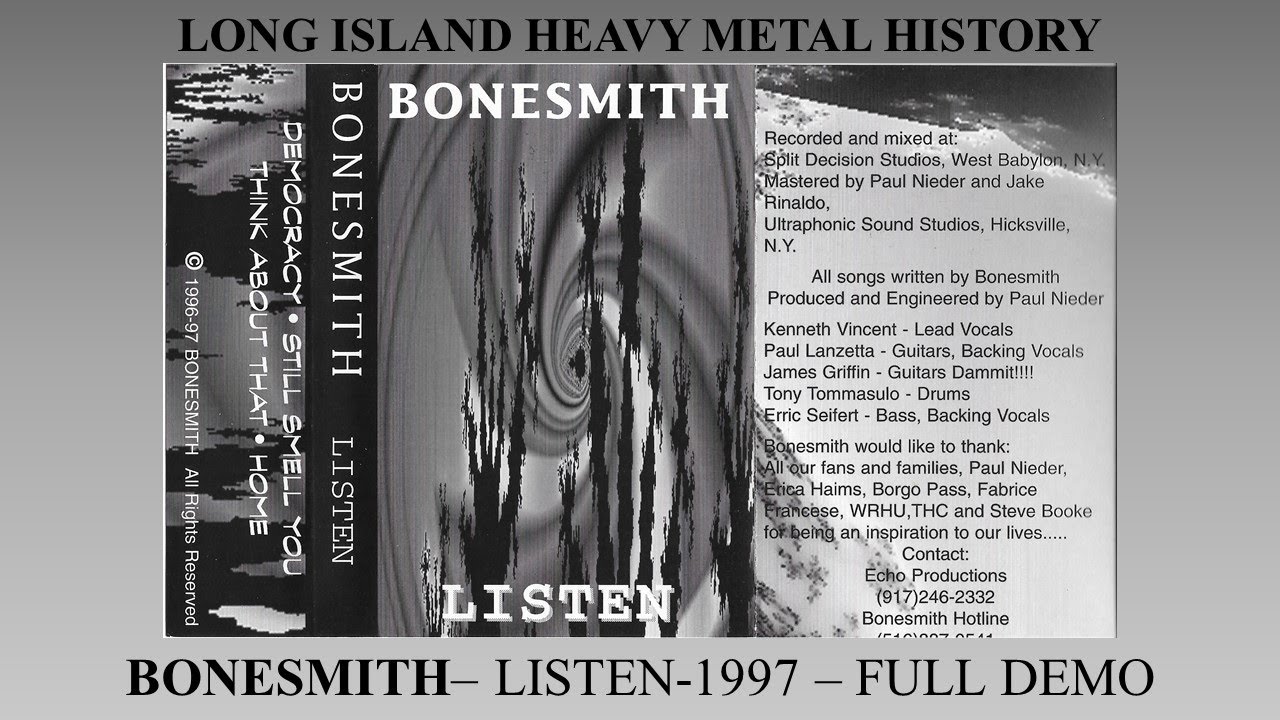 BONESMITH - NY, US - LISTEN - 1997 - FULL DEMO