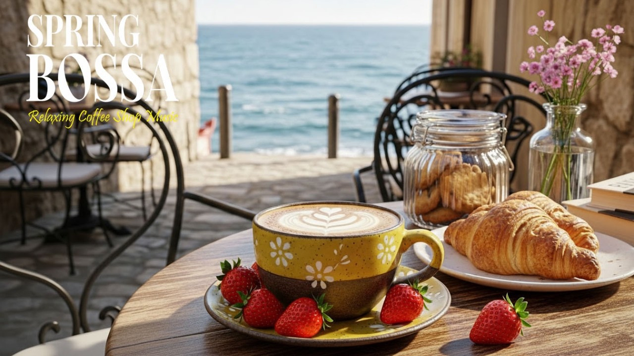 Smooth Spring Bossa Nova Jazz 🎷 Coffee Shop Music for Work, Study & Deep Focus