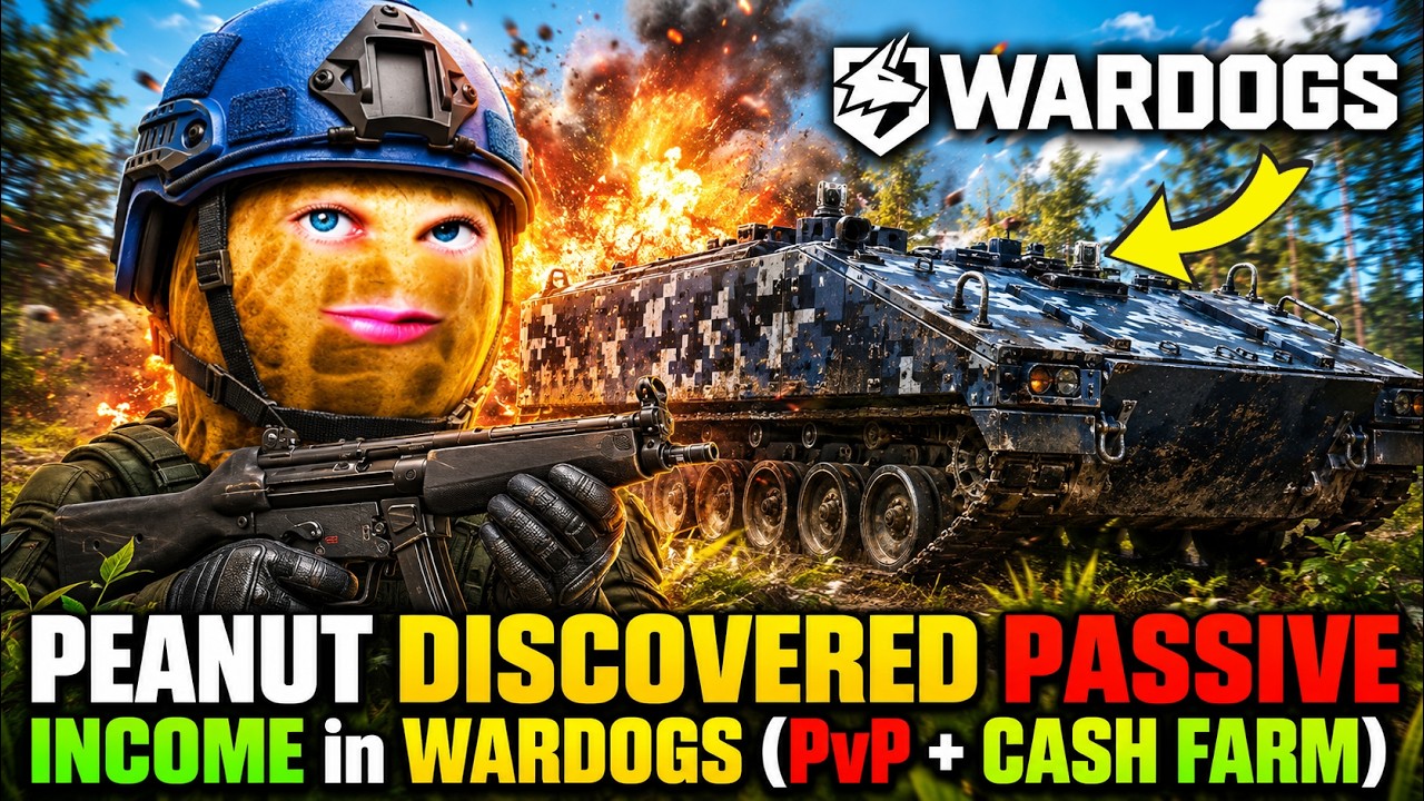 PEANUT DISCOVERED PASSIVE INCOME in WARDOGS (PvP + CASH FARM in MIL SIM)