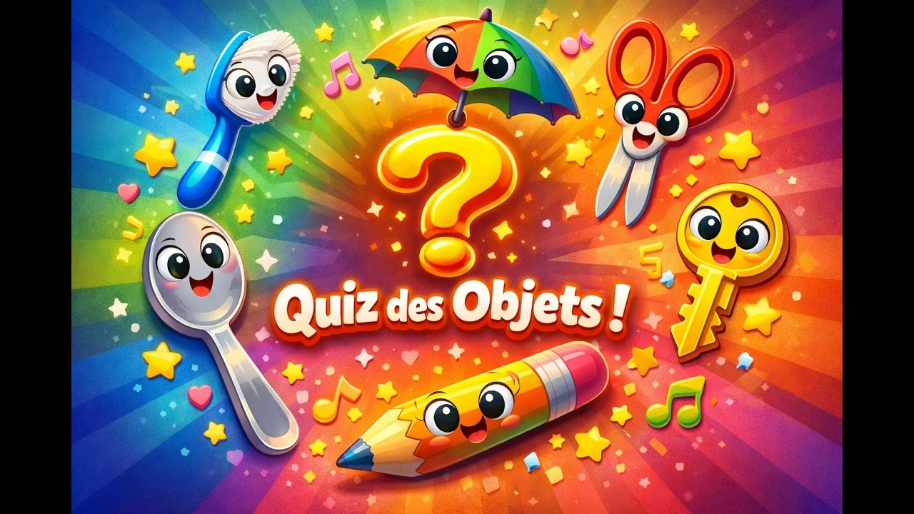 🪥 Quiz Objets du Quotidien - Quel Objet Utilise-t-on Pour... ? 🎒